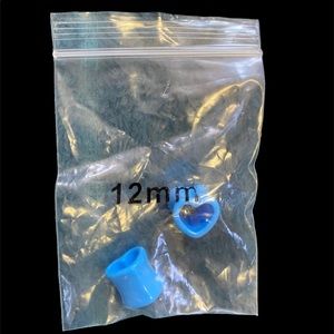 NEW 12mm Acrylic Heart Tunnels